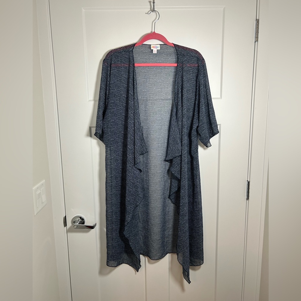 Medium long sheer kimono jacket Lularoe